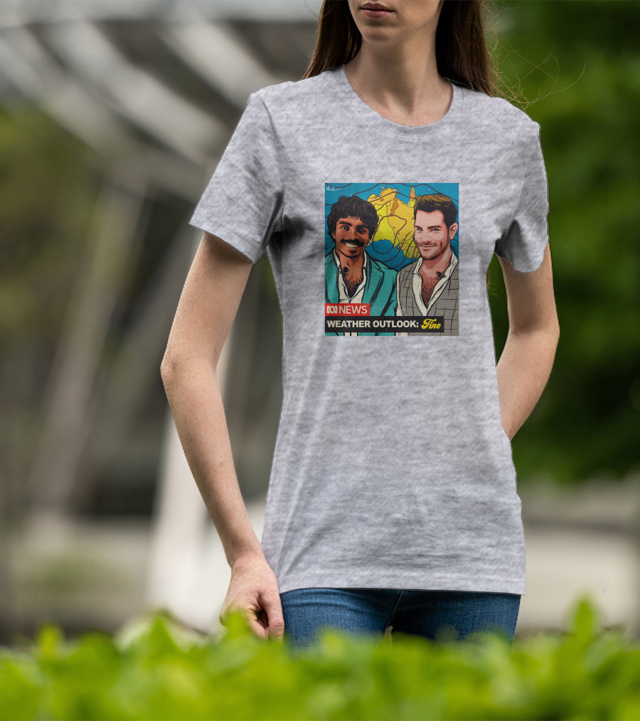 Nordacious ABC Weather News Weather Outlook Fine Rob Stott T-Shirt