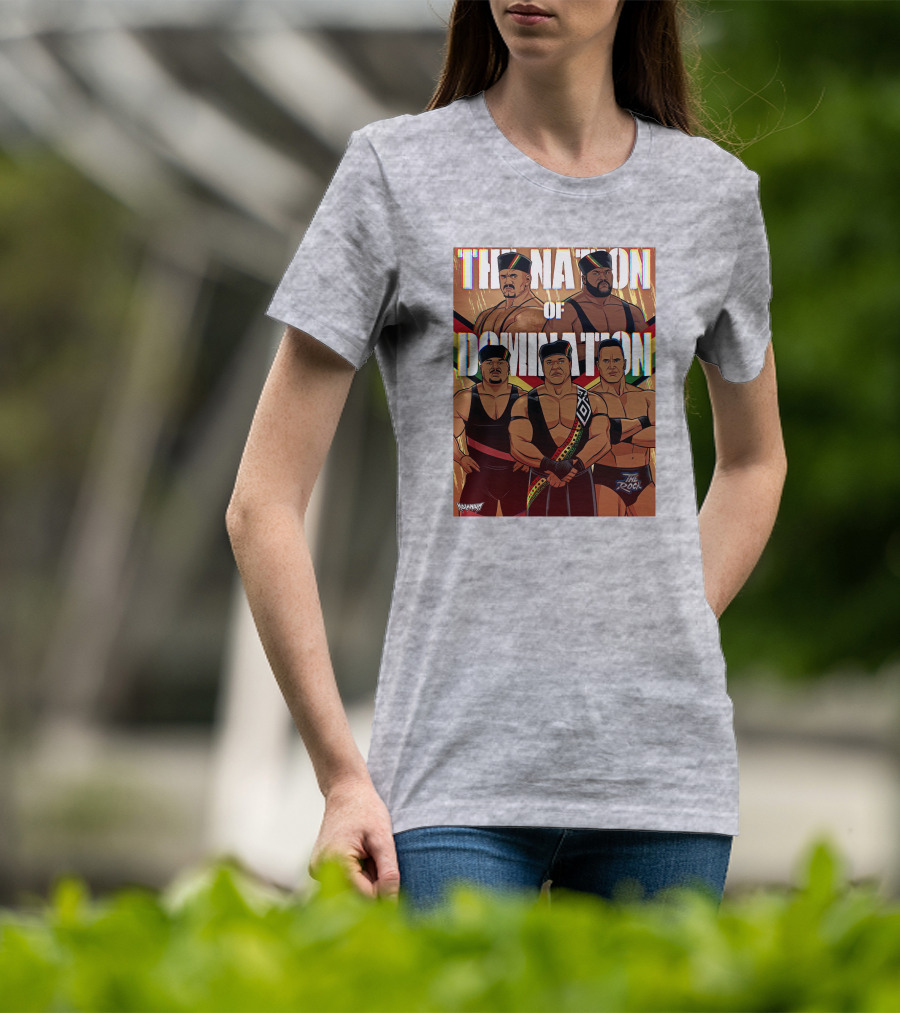 The Nation Of Domination The Rock Nolanium Art Drawing T-Shirt