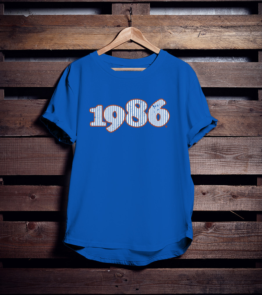 BreakingT New York Mets 1986 Lindor Game T-Shirt