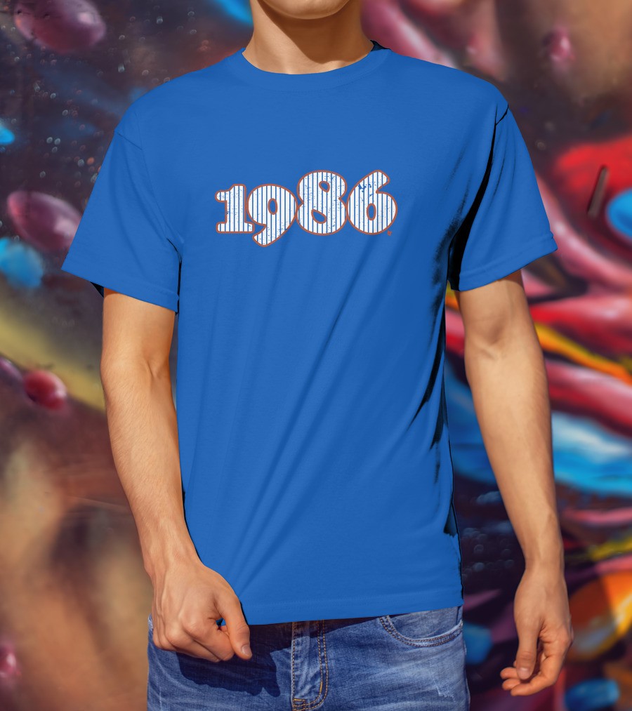 BreakingT New York Mets 1986 Lindor Game T-Shirt