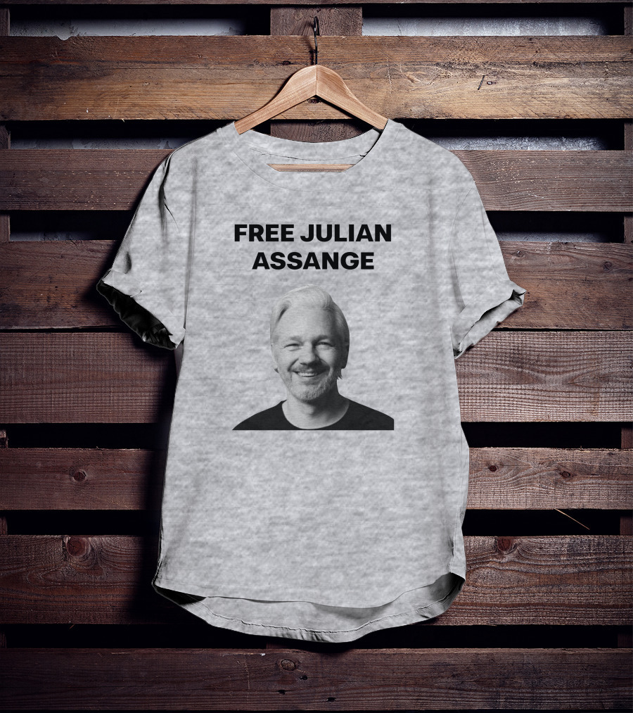 Free Julian Assange WikiLeaks Shop T-Shirt