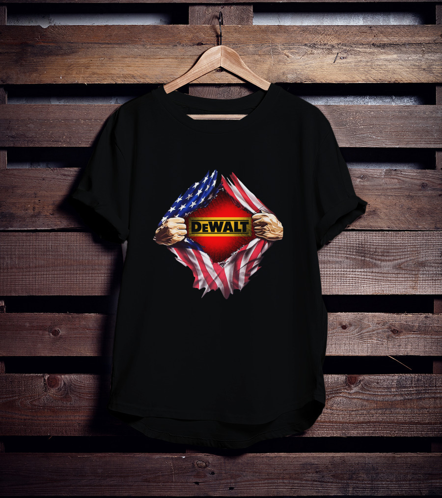 DeWalt American Flag Rip T-Shirt