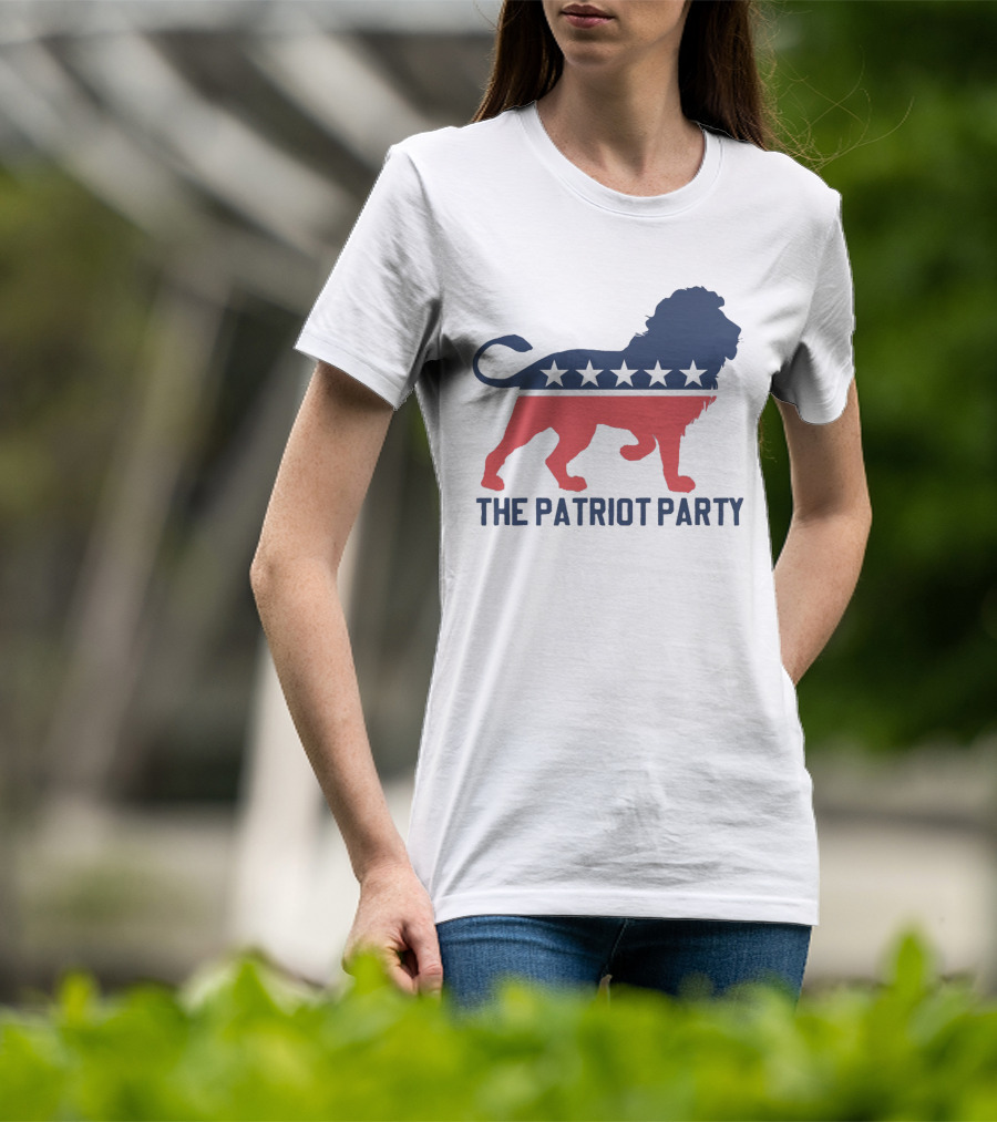The Patriot Party Lion With Stars T-Shirt