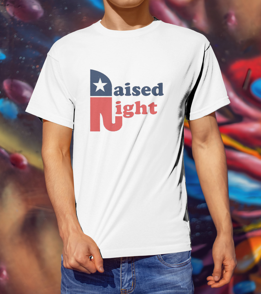 Raised Right Republican Elephant T-Shirt