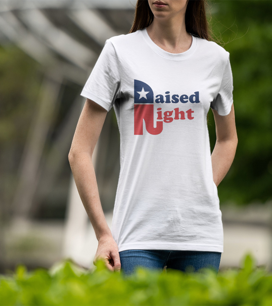 Raised Right Republican Elephant T-Shirt