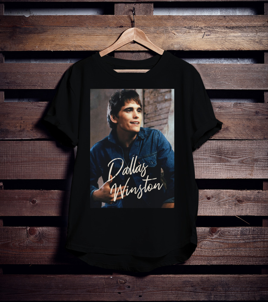 Dallas Winston The Outsiders 80s Movie Retro Denim T-Shirt