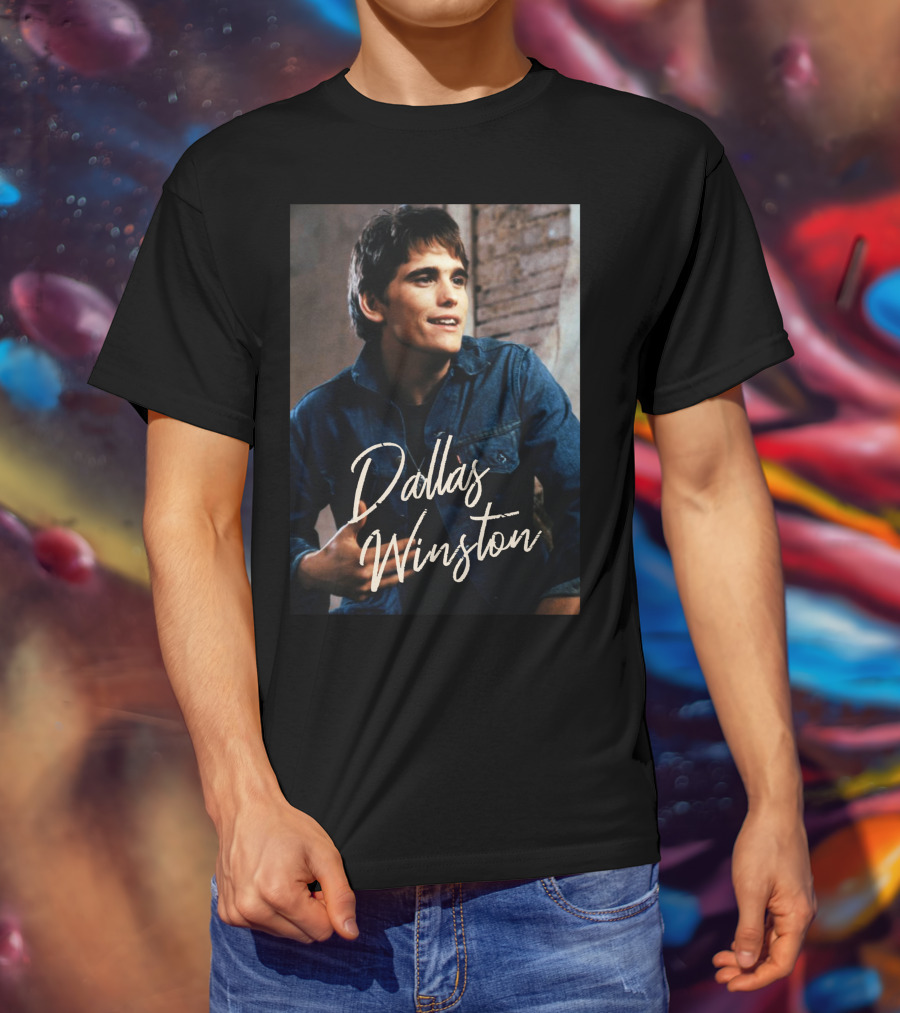 Dallas Winston The Outsiders 80s Movie Retro Denim T-Shirt