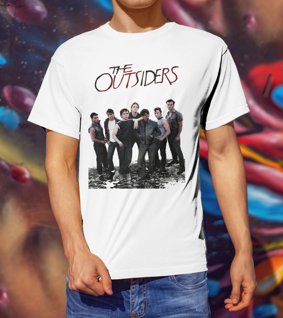 The Outsiders 1983 Movie Cast Photo Classic T-Shirt