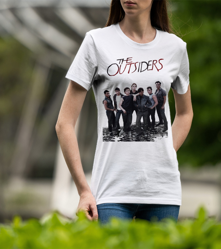 The Outsiders 1983 Movie Cast Photo Classic T-Shirt