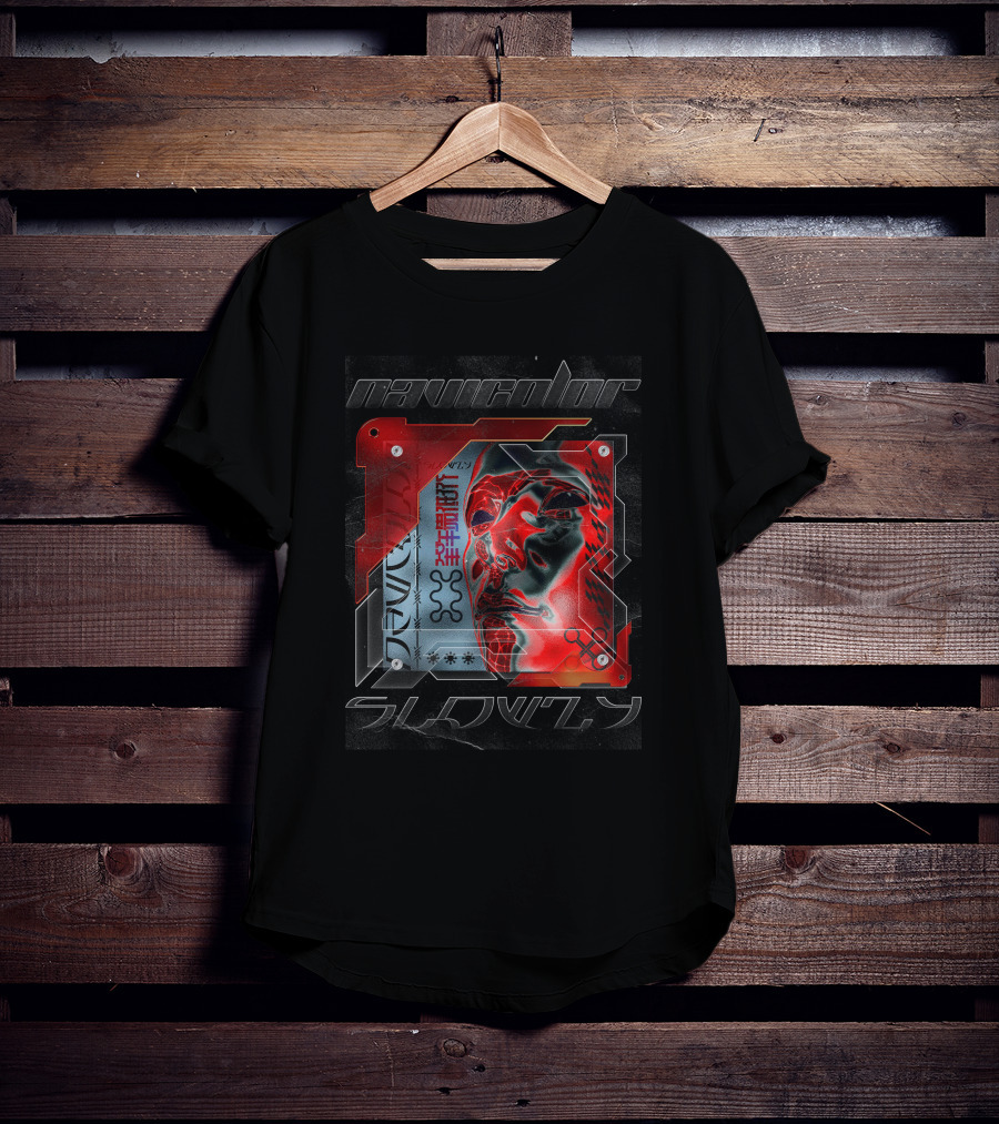 Navycolor Slowly Red Mask T-Shirt