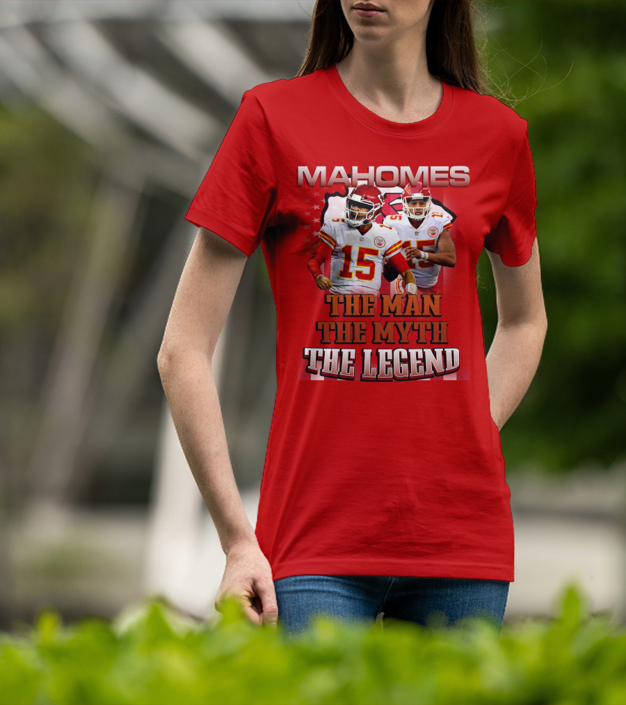 MAHOMES THE MAN THE MYTH THE LEGEND NFL Kansas City Chiefs P504HN6130 T-Shirt
