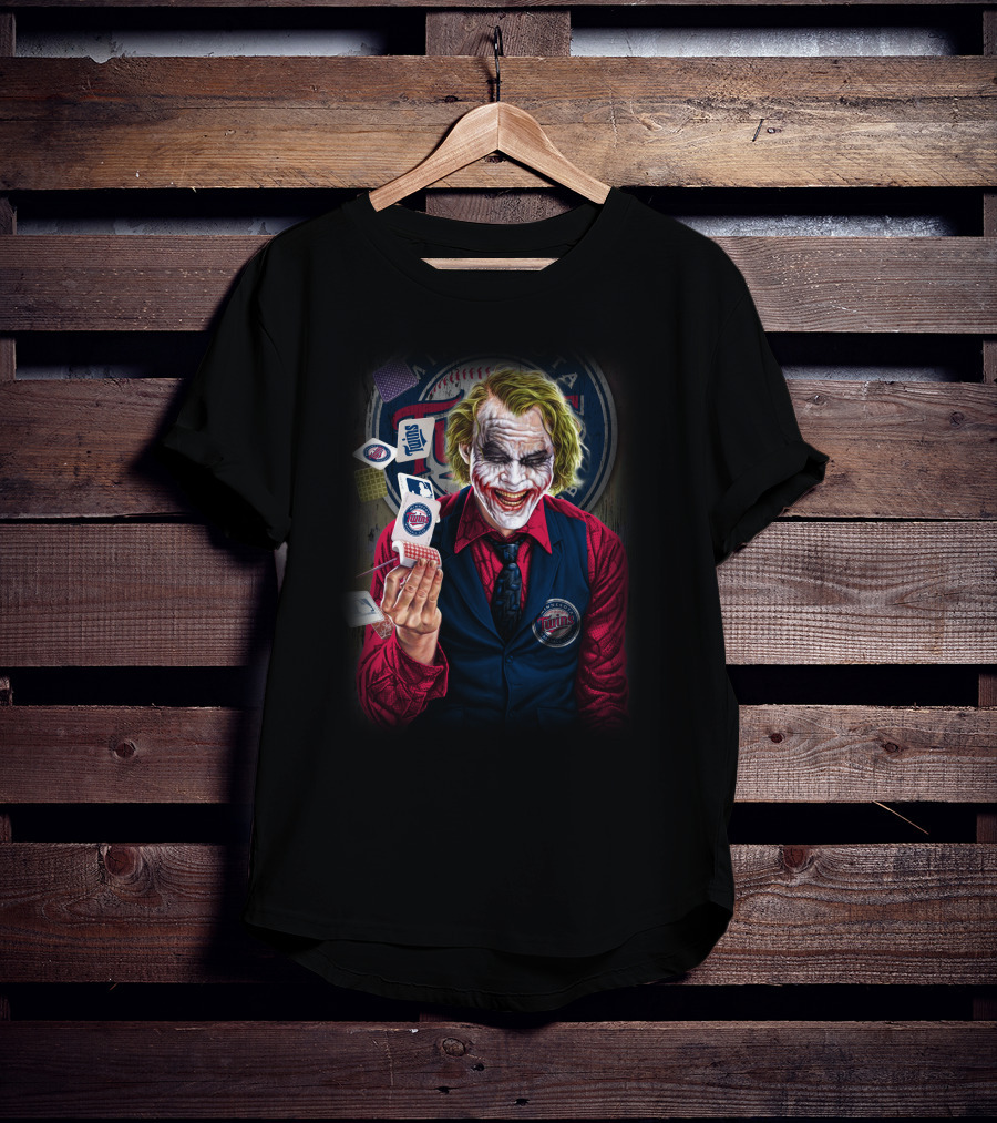 Minnesota Twins Joker MLB Playing Cards T-Shirt
