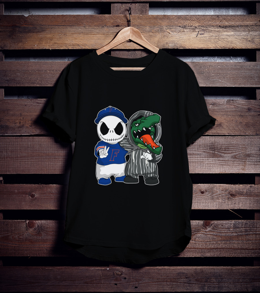 Florida Gators Jack Skellington Nightmare Crossover T-Shirt