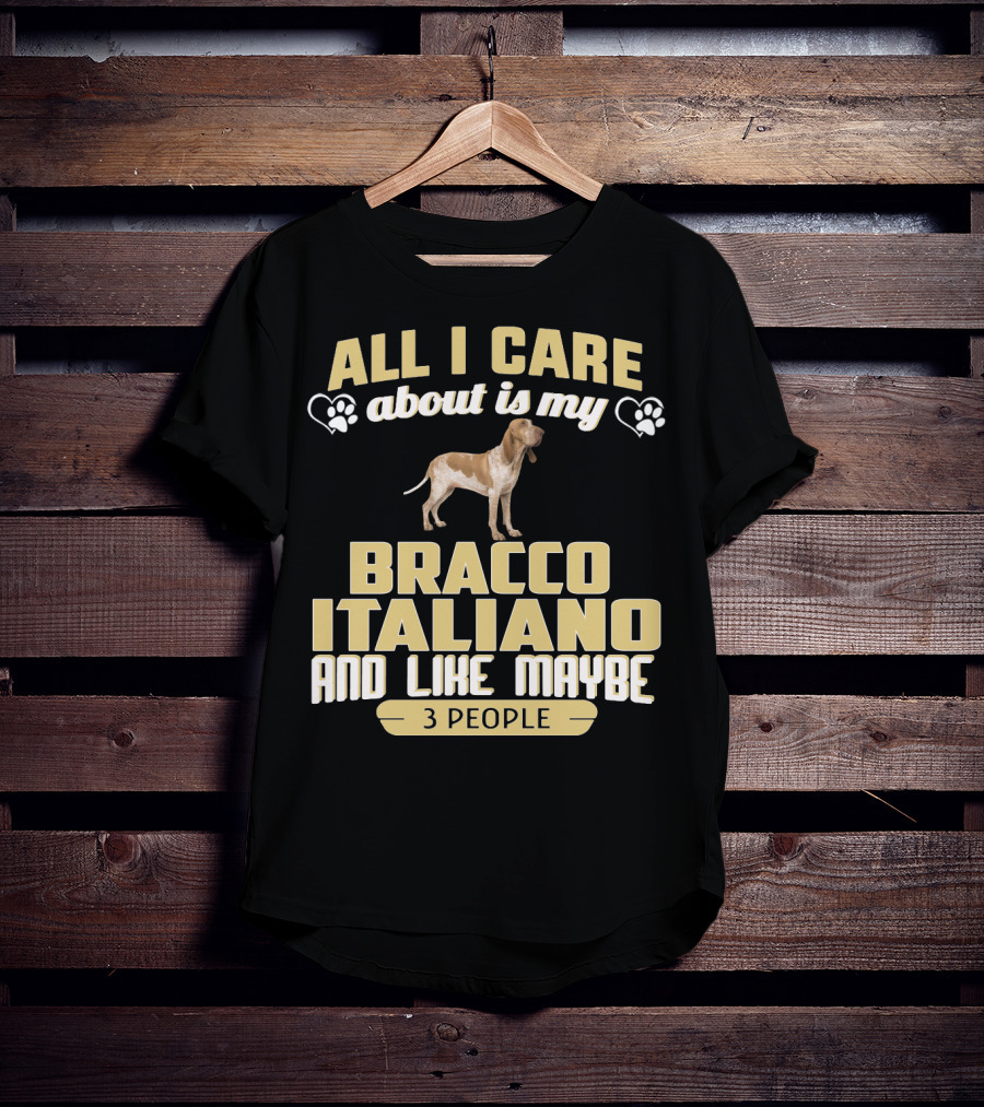 All I Care About Is My Bracco Italiano And Like Maybe 3 People T-Shirt