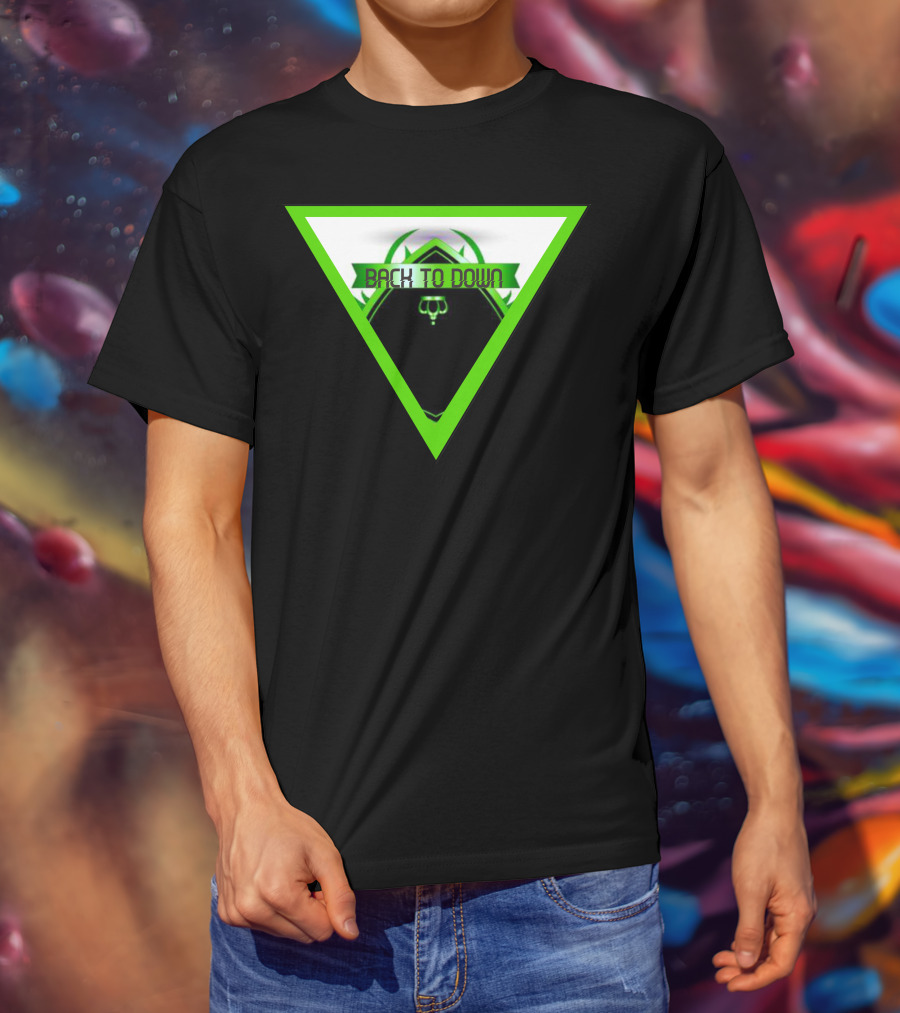 Back To Down Owl Triangle Emblem T-Shirt