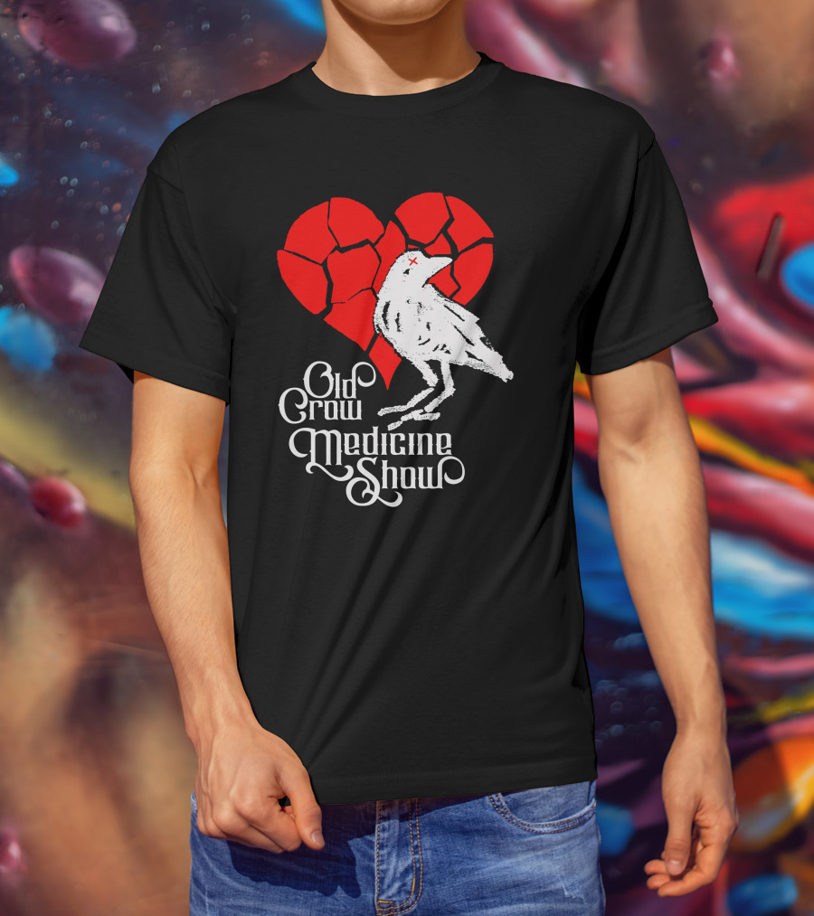 Old Crow Medicine Show Broken Heart Crow T-Shirt