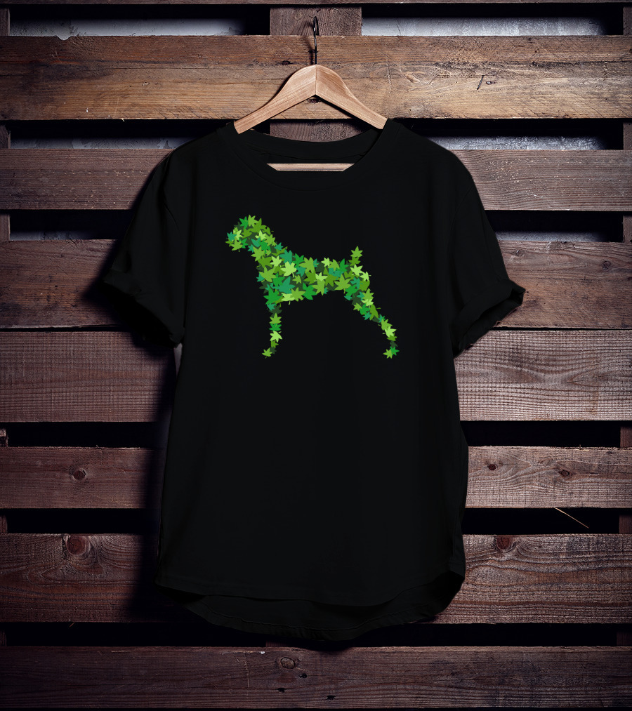 Boxer Dog Leaf T-Shirt