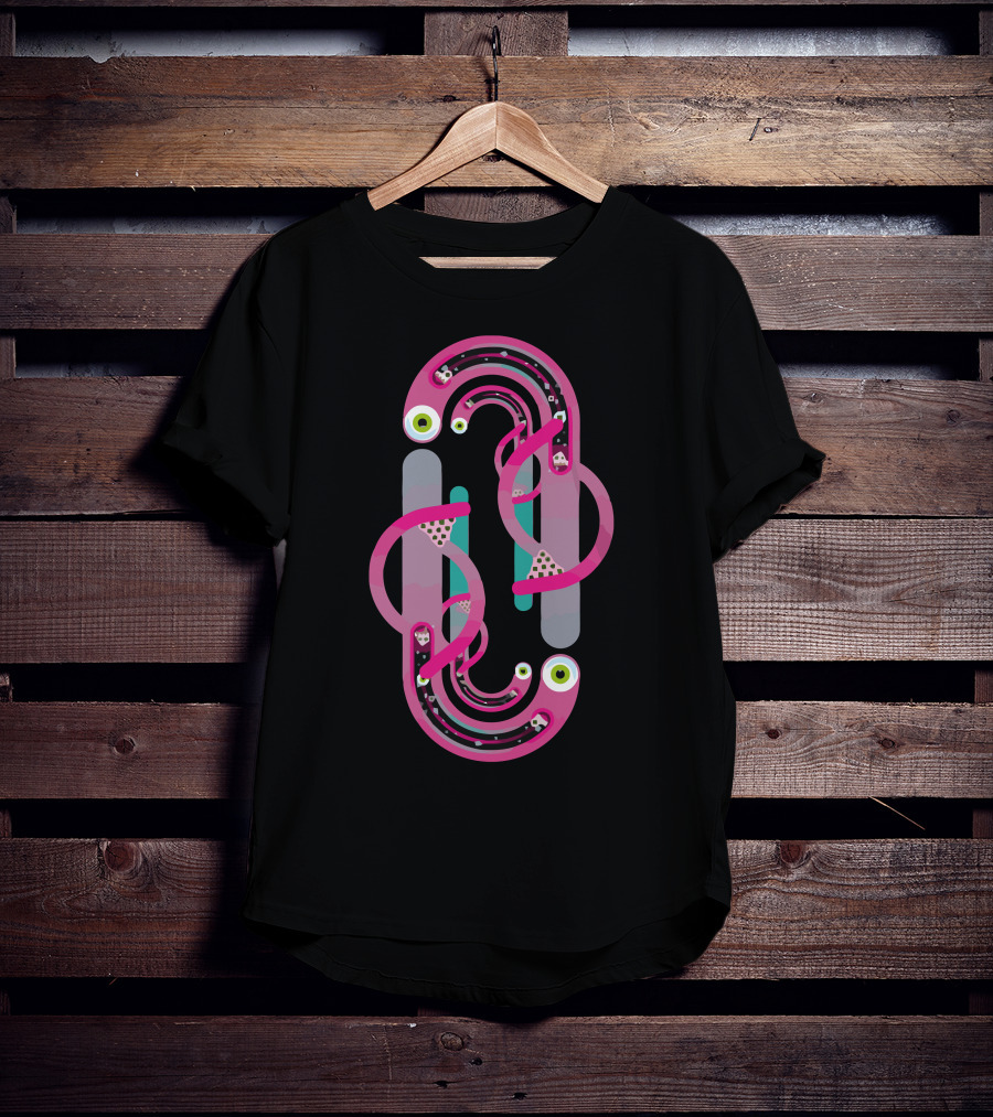 Crazy Dope Funky Abstract Eyeball T-Shirt