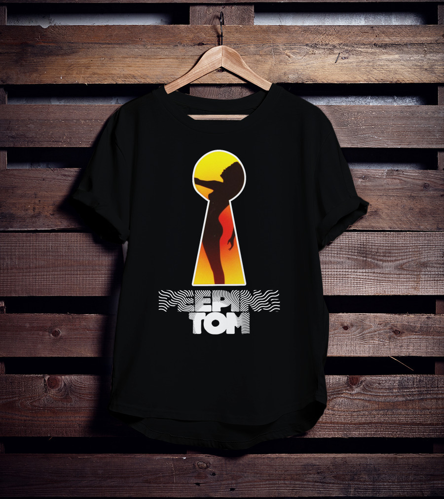 Peeping Tom 2006 Keyhole Silhouette Sunset T-Shirt
