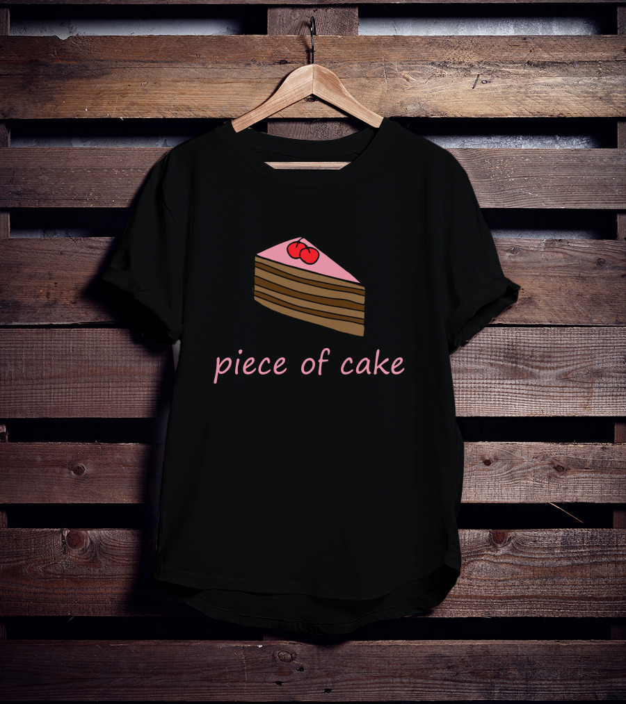 Piece Of Cake Slice With Cherries T-Shirt
