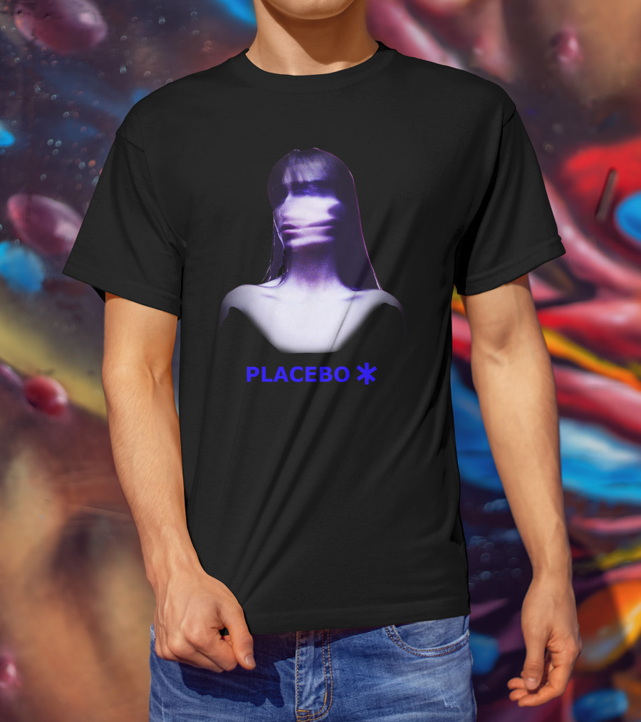 PLACEBO Purple Blur Girl T-Shirt