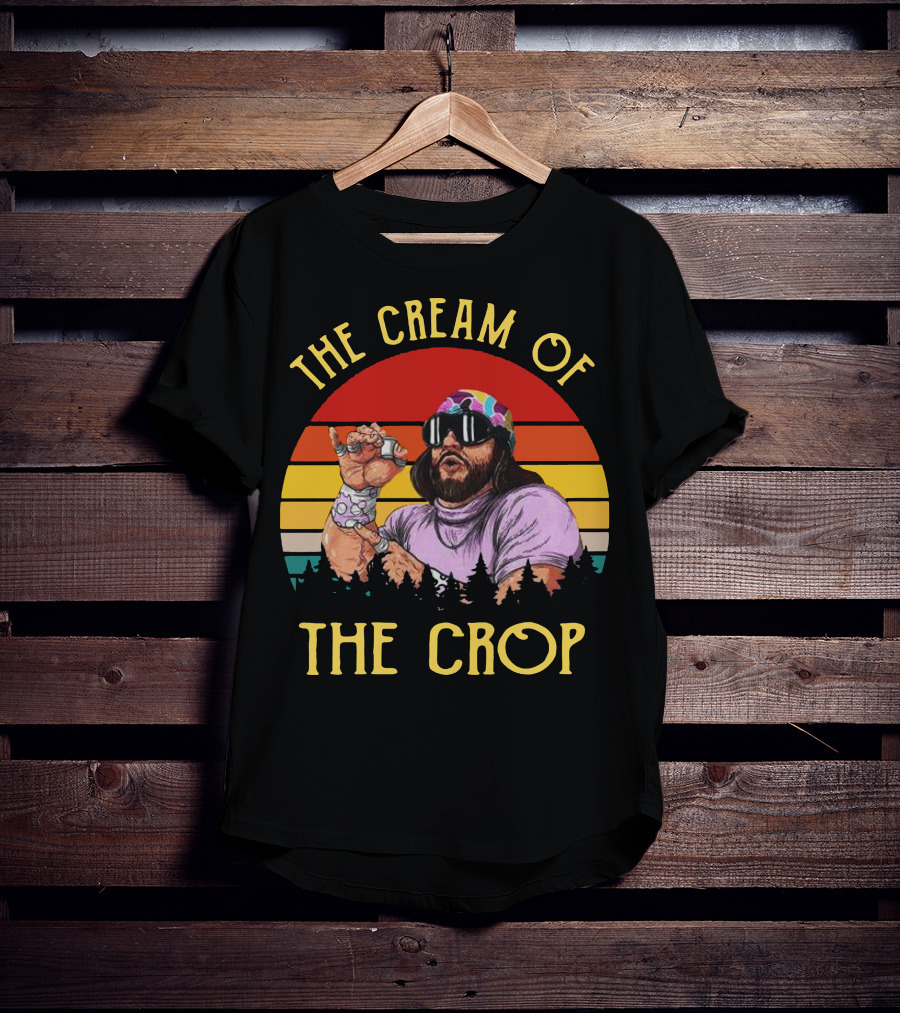 Randy Savage The Cream Of The Crop Retro Style Sunset T-Shirt