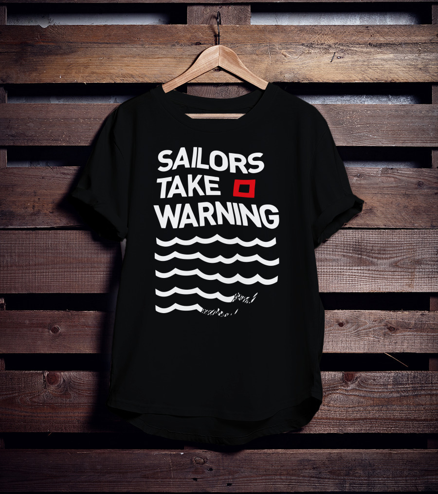 Sailors Take Warning Red Sky Mornings T-Shirt