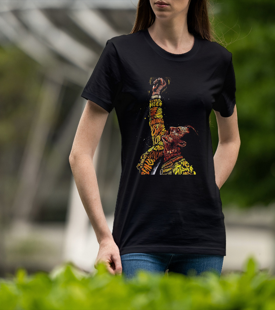 Queen Lyrics Tribute Word T-Shirt