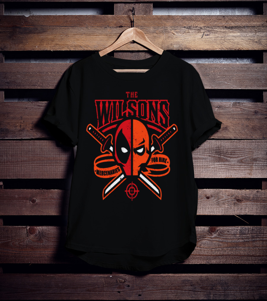 The Wilsons Deadpool Mercenaries For Hire T-Shirt