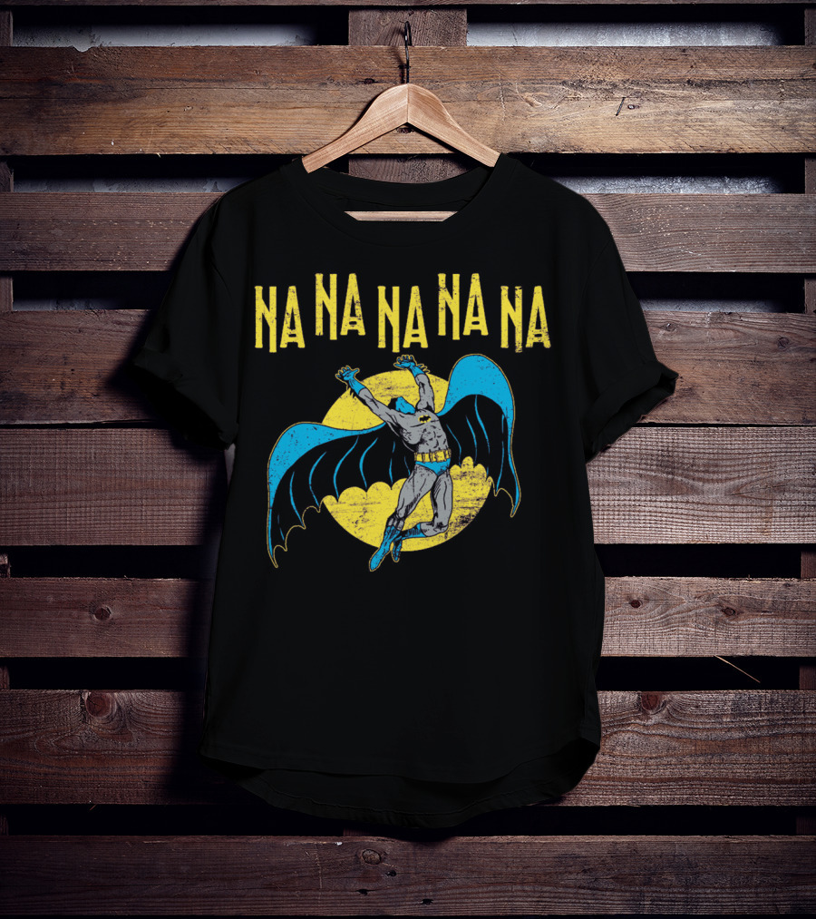 Na Na Na Na Na Na Batman Retro Style 1960s Comic Book Hero Vintage Bat T-Shirt