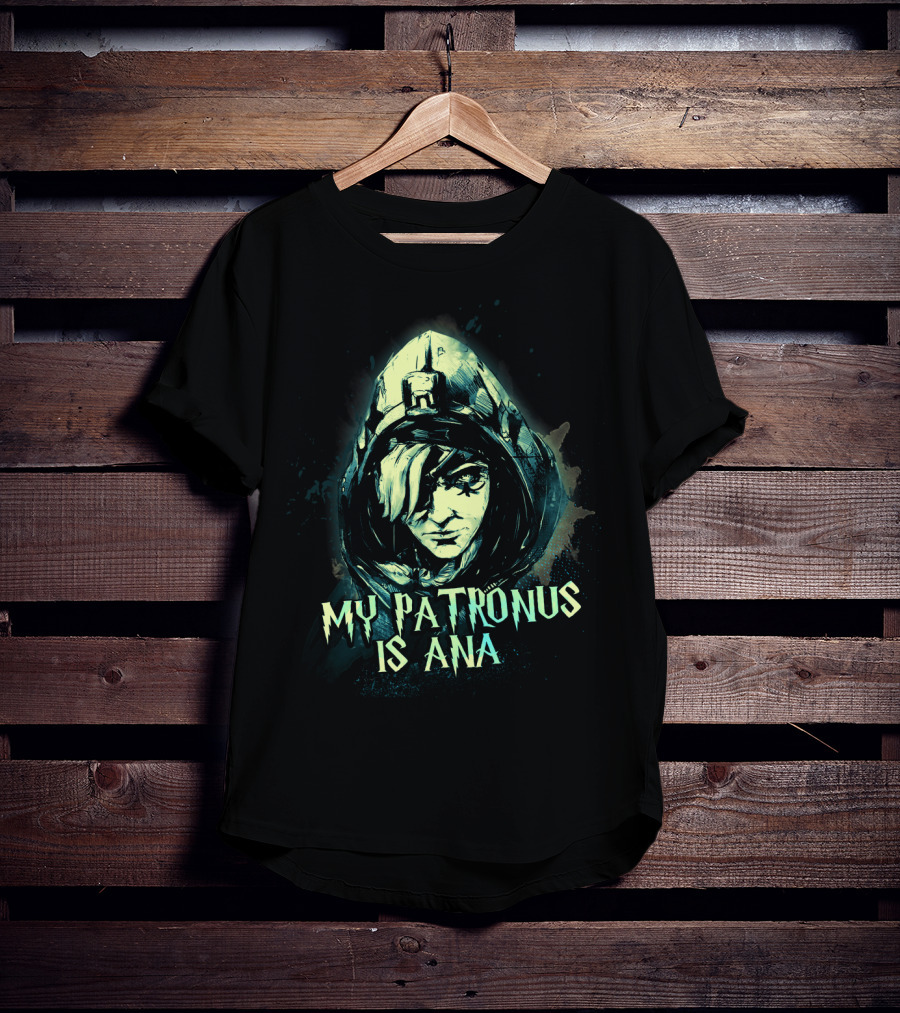 Overwatch My Patronus Is Ana Hoodie Character T-Shirt