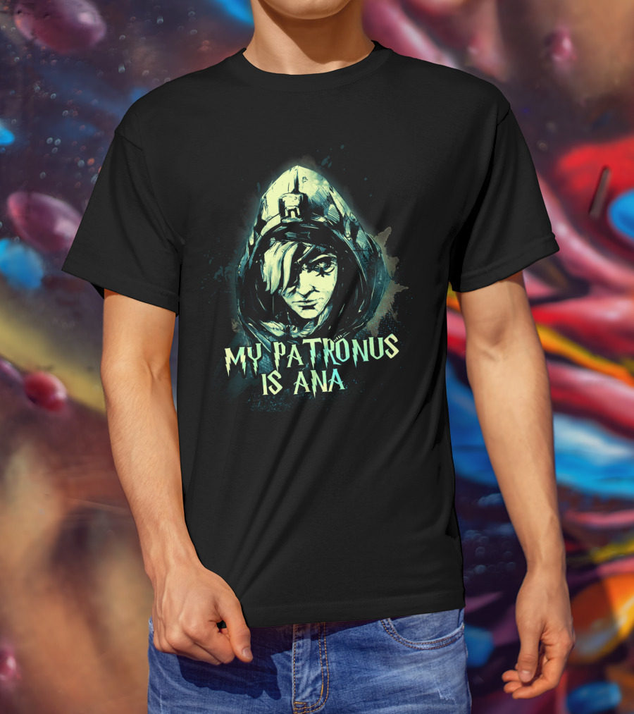 Overwatch My Patronus Is Ana Hoodie Character T-Shirt