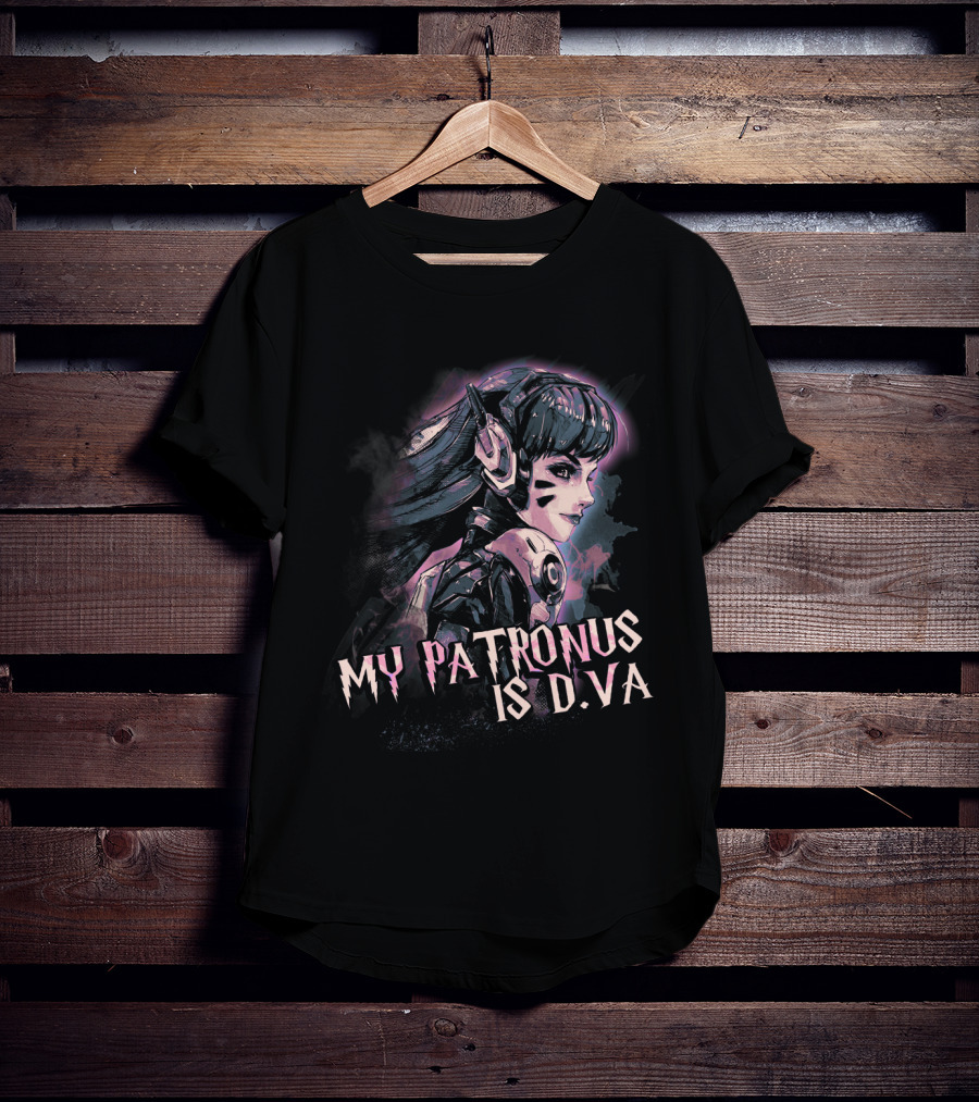 Game Overwatch D.Va My Patronus Is D.Va Fan T-Shirt