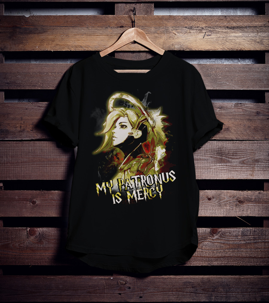 My Patronus Is Mercy Overwatch Gaming Character T-Shirt