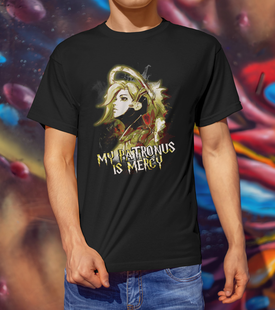 My Patronus Is Mercy Overwatch Gaming Character T-Shirt
