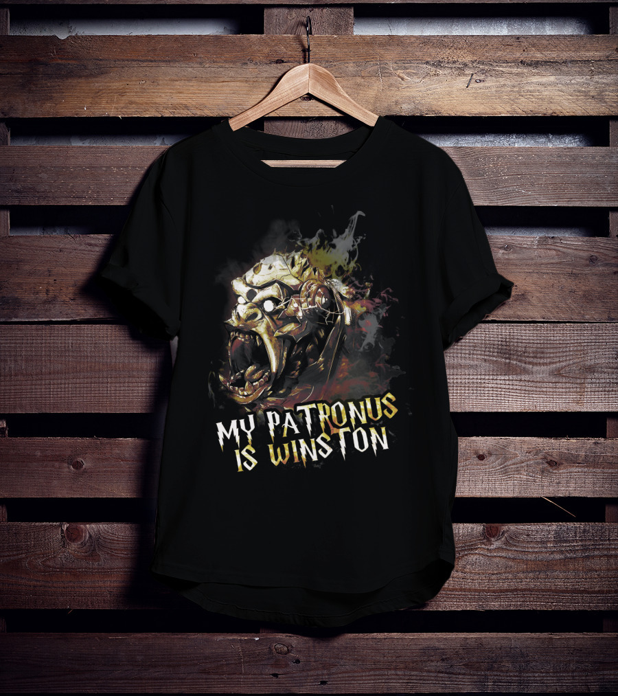 My Patronus Is Winston Game Overwach Inspired T-Shirt