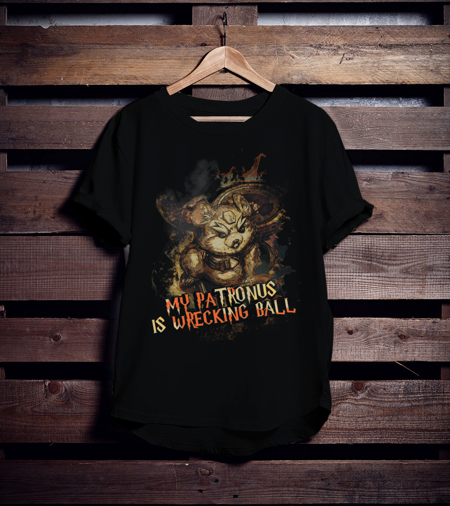 My Patronus Is Wrecking Ball Overwatch Hamster Character T-Shirt