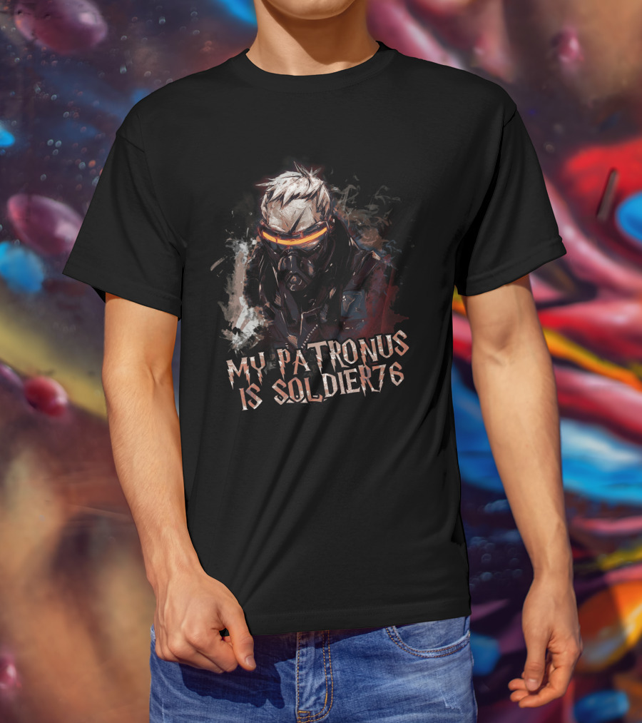 Game Overwatch Soldier76 My Patronus Is Soldier76 T-Shirt