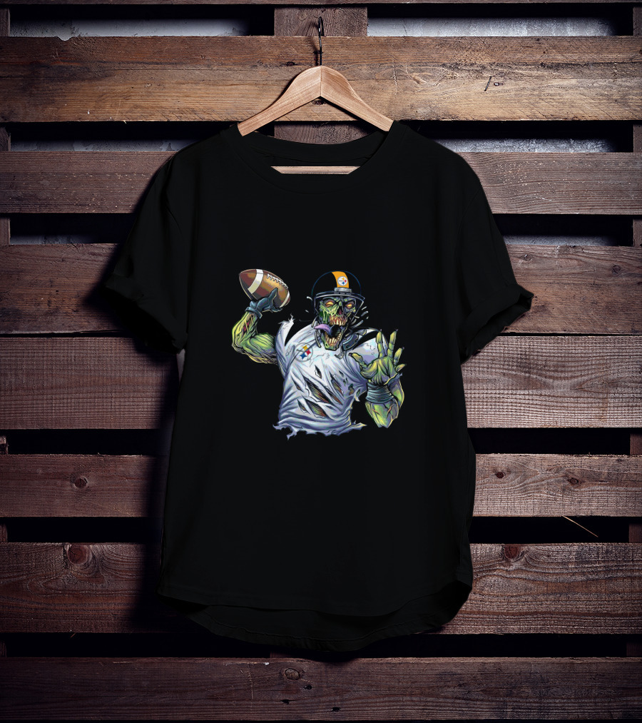 Pittsburgh Steelers Zombie Football Quarterback T-Shirt