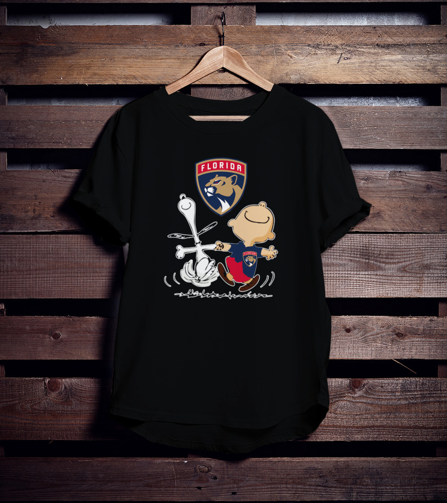 Florida Panthers Dancing Characters Iconic Sports T-Shirt