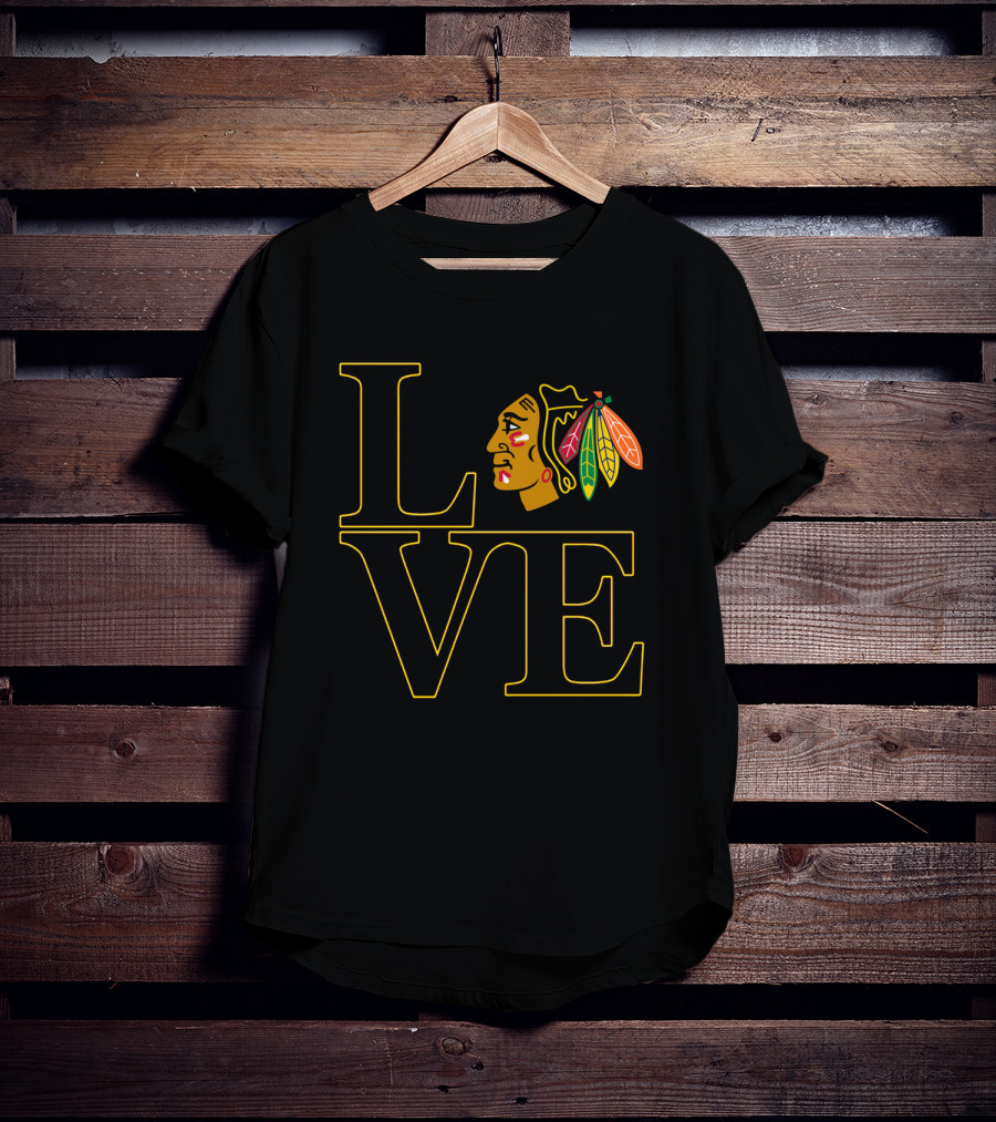 Love Chicago Blackhawks T-Shirt