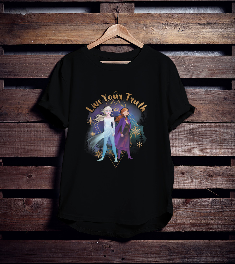 Live Your Truth Disney Frozen Princesses T-Shirt