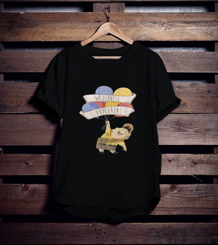 Wilderness Explorer Up Balloons Disney Films T-Shirt