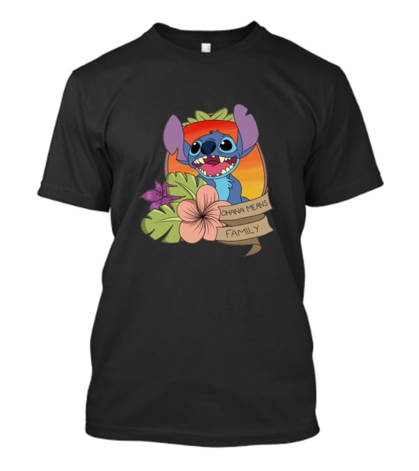 Ohana Means Family Disney Films Stitch T-Shirt