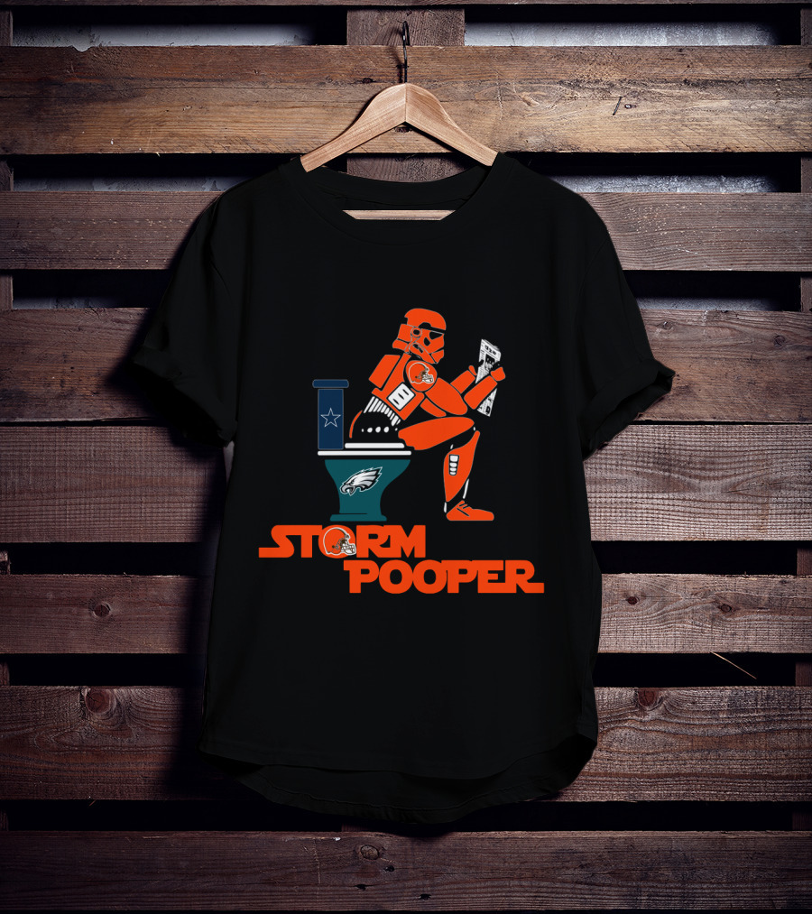 Storm Pooper Cleveland Browns Philadelphia Eagles Dallas Cowboys Legends T-Shirt