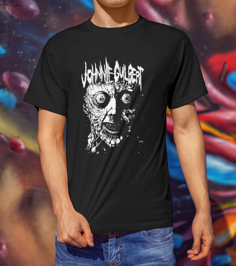 Johnnie Guilbert Haunted Soul Horror Face T-Shirt