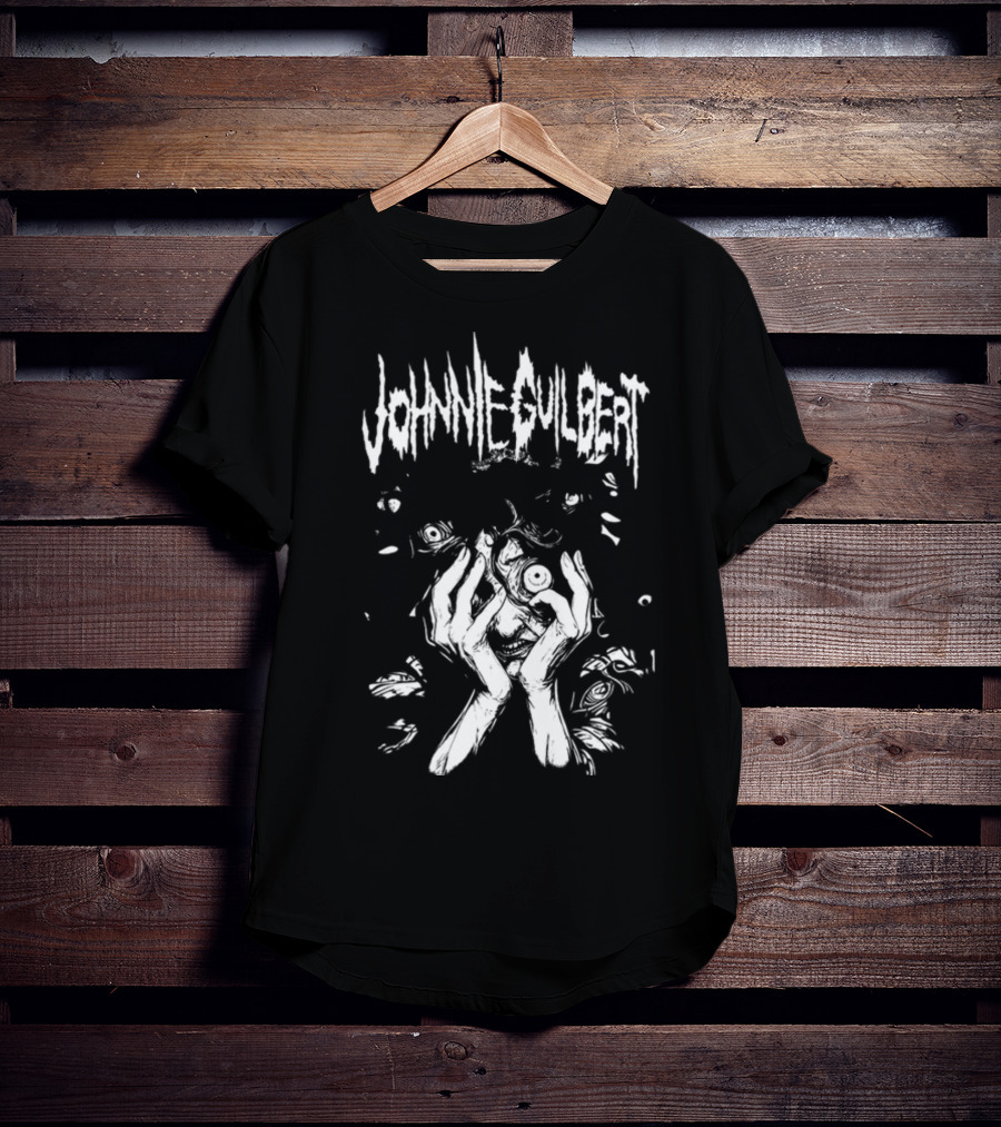 Johnnieguilbert Tortured Mind Eyes And Hands Horror T-Shirt