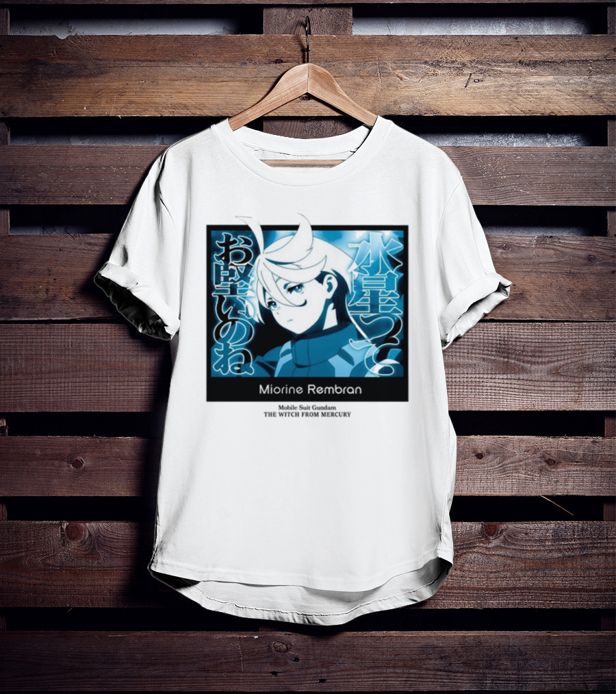 Miorine Rembran Mobile Suit Gundam The Witch From Mercury Anime Character T-Shirt