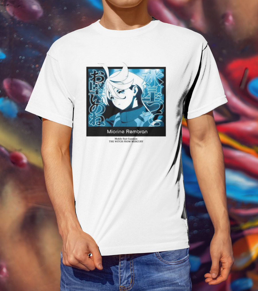 Miorine Rembran Mobile Suit Gundam The Witch From Mercury Anime Character T-Shirt