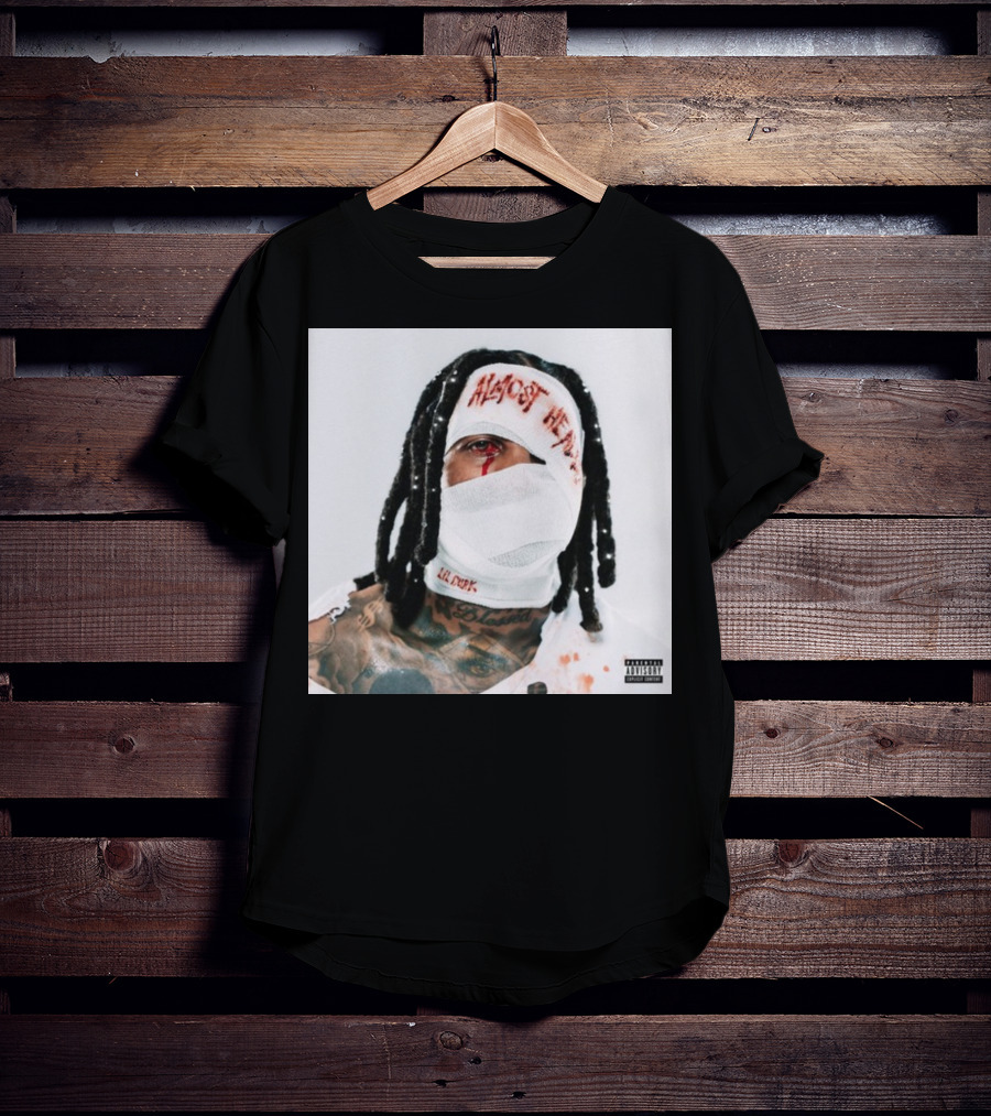 Lil Durk Almost Healed Bandaged Face Album T-Shirt
